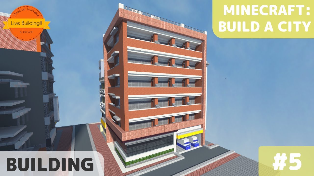 Live Building 第5回 マイクラ現代建築 らいがしのminecraft現代建築研究所
